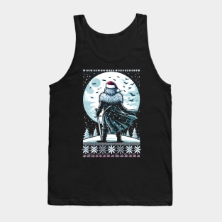 Winter Knight Stands in front of The Moon Tank Top